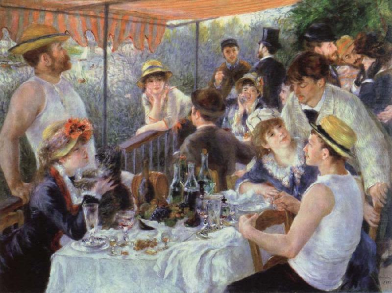 Pierre-Auguste Renoir luncheon of the boating party china oil painting image